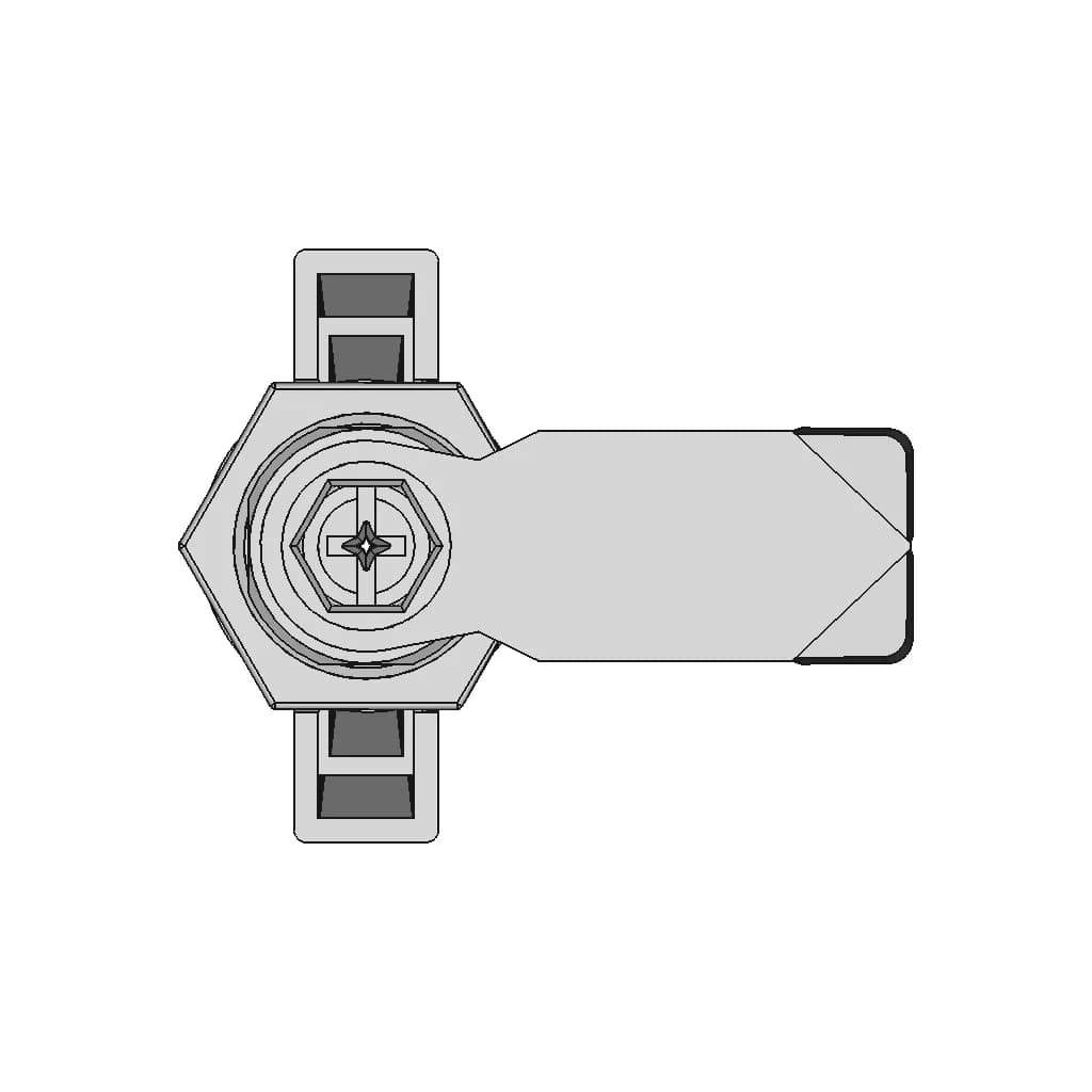 Door Lock 49 | Industrial CAD Design_90_0_degree_snapshot