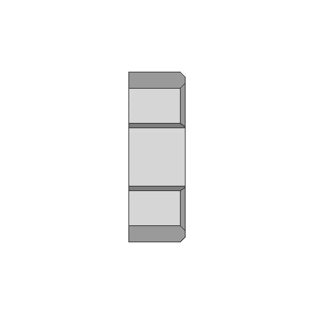 Insert Blank For Milwaukee Packout Medium Case 1 | Industrial CAD Design_0_90_degree_snapshot