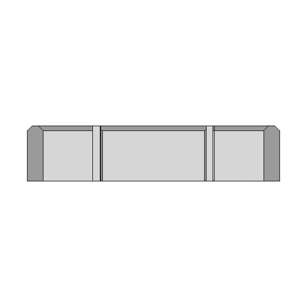 Insert Blank For Milwaukee Packout Medium Case 1 | Industrial CAD Design_270_0_degree_snapshot