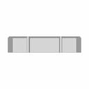 Insert Blank For Milwaukee Packout Medium Case 1 | Industrial CAD Design_270_0_degree_snapshot