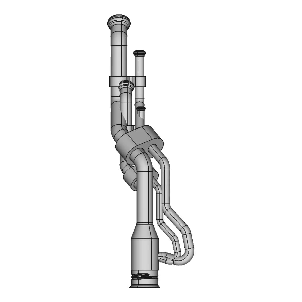 Fuel Filler Neck Fuel Filler System 1 | Industrial CAD Design_270_0_degree_snapshot