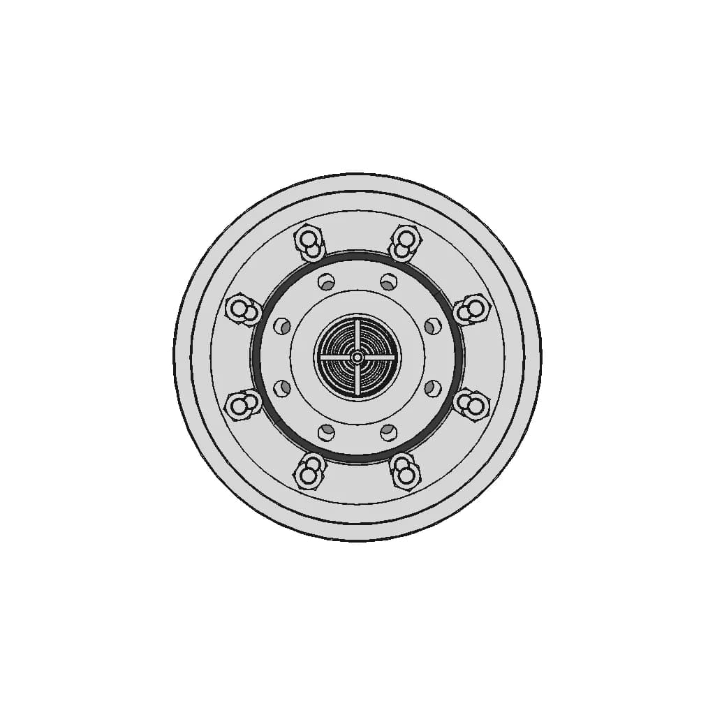 Flame Arrestor End Line Type Size 4 8 | CAD Model for Energy Systems_0_270_degree_snapshot