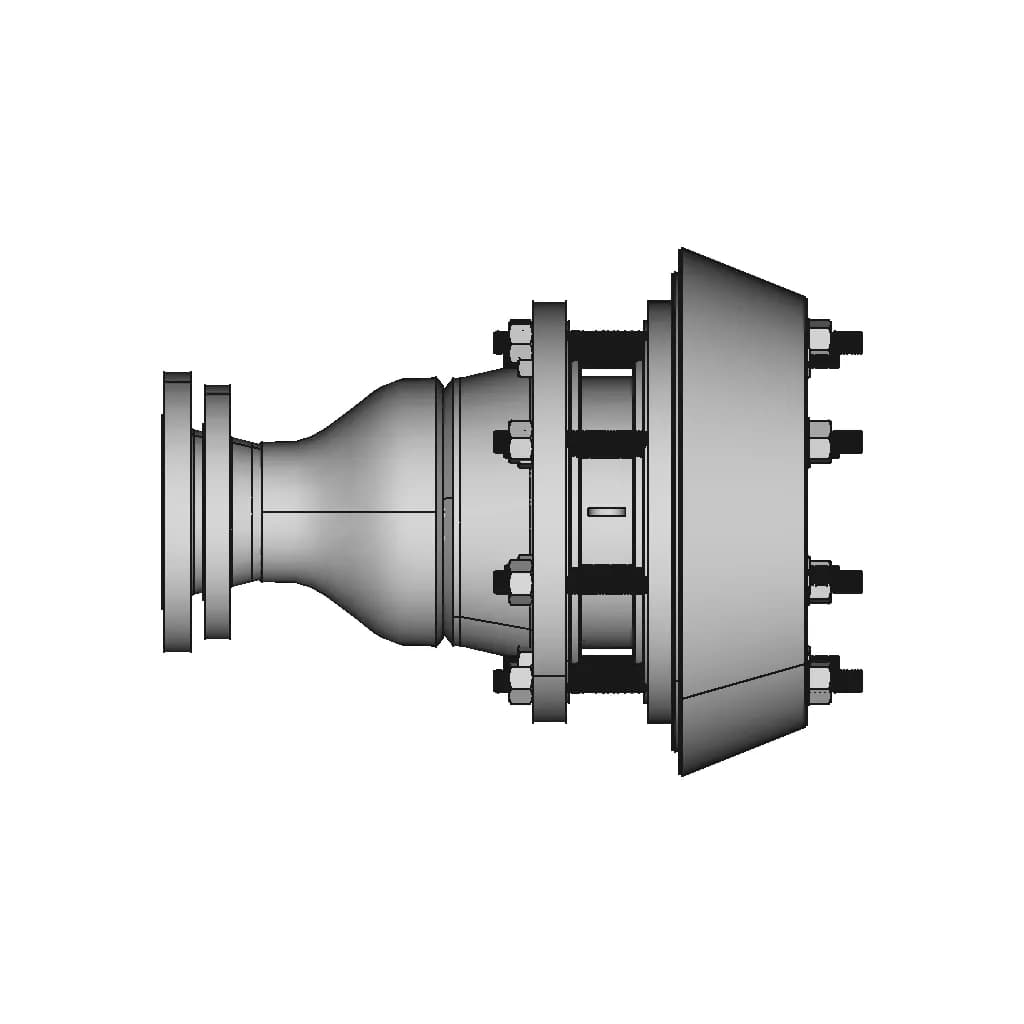 Flame Arrestor End Line Type Size 4 8 | CAD Model for Energy Systems_270_0_degree_snapshot