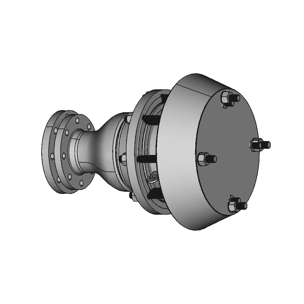 Flame Arrestor End Line Type Size 4 8 | CAD Model for Energy Systems_60_30_degree_snapshot