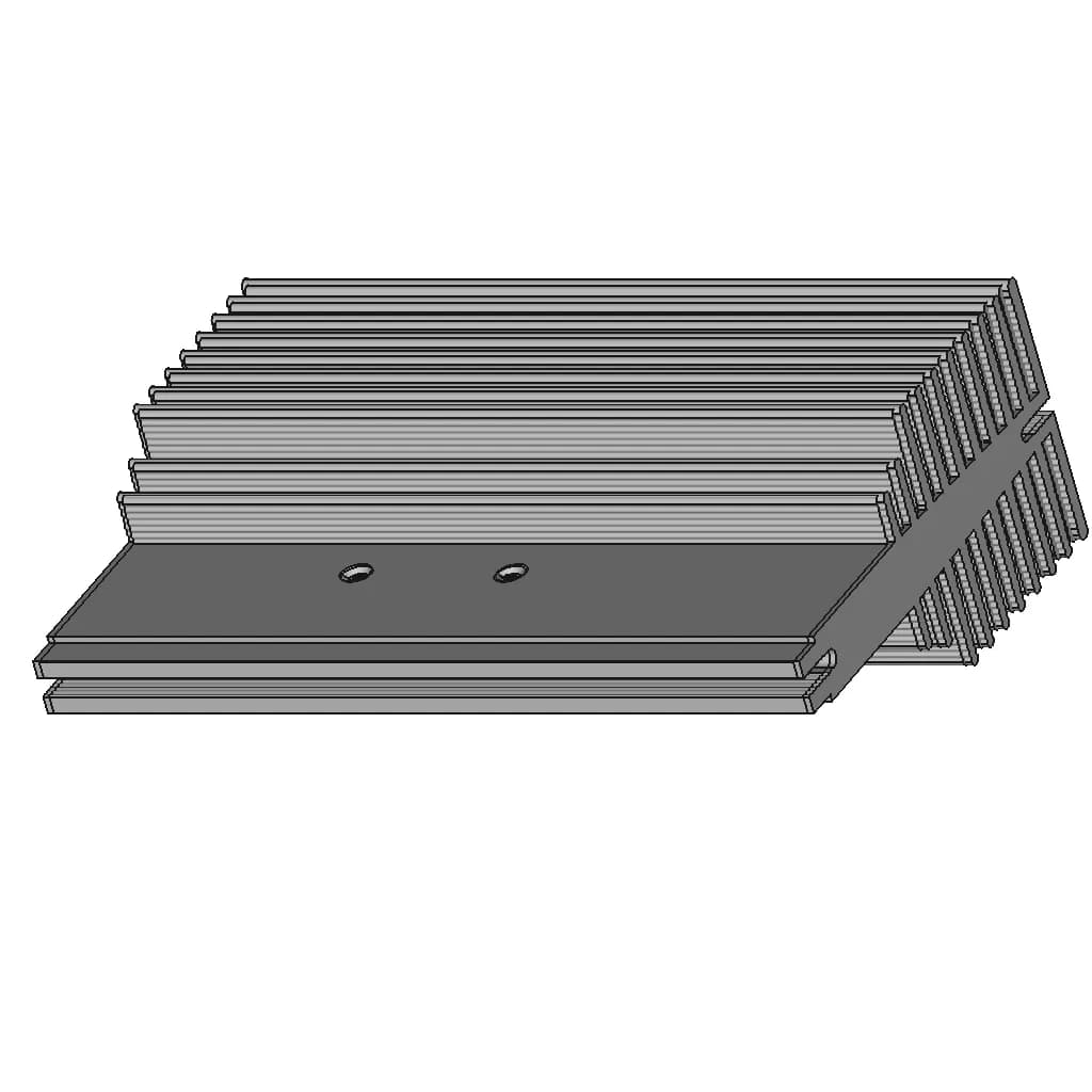 Heatsink 2 X To 247 40X75 5X118Mm 1 | CAD Model for Energy Systems_60_30_degree_snapshot