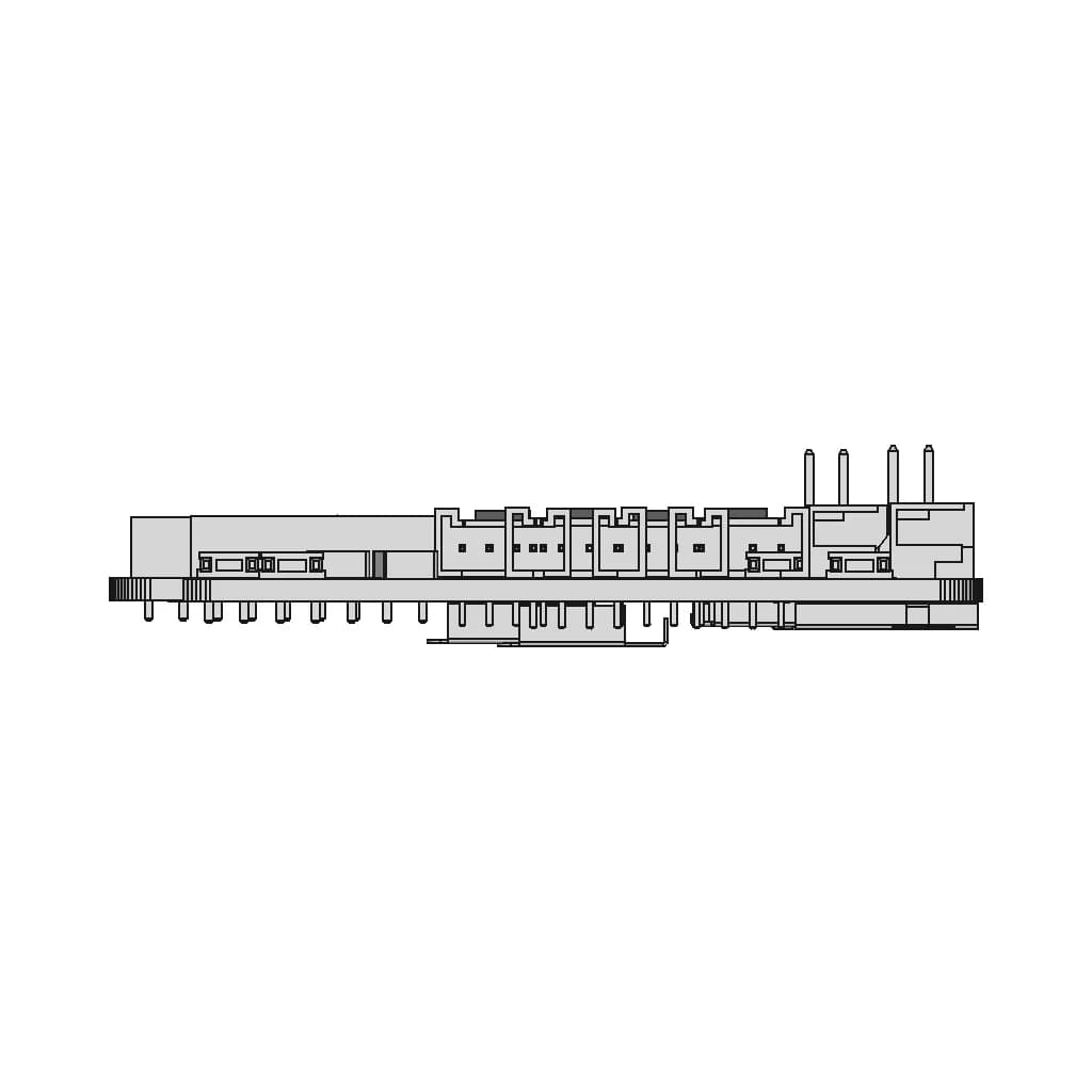Expansion Board For Seeed Studio Xiao 1 | CAD Model for Energy Systems_0_0_degree_snapshot