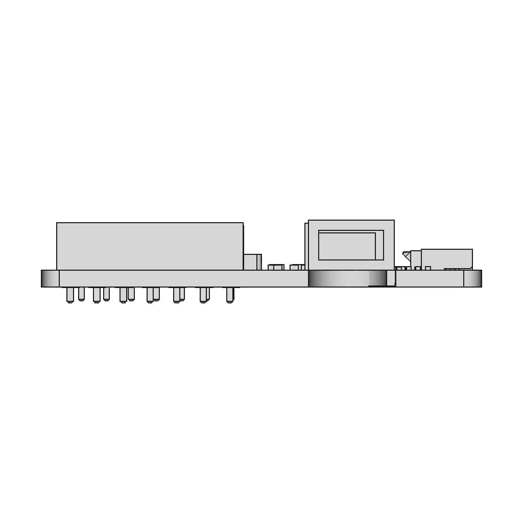 Epaper Driver Board For Seeed Studio Xiao 1 | CAD Model for Energy Systems_0_270_degree_snapshot