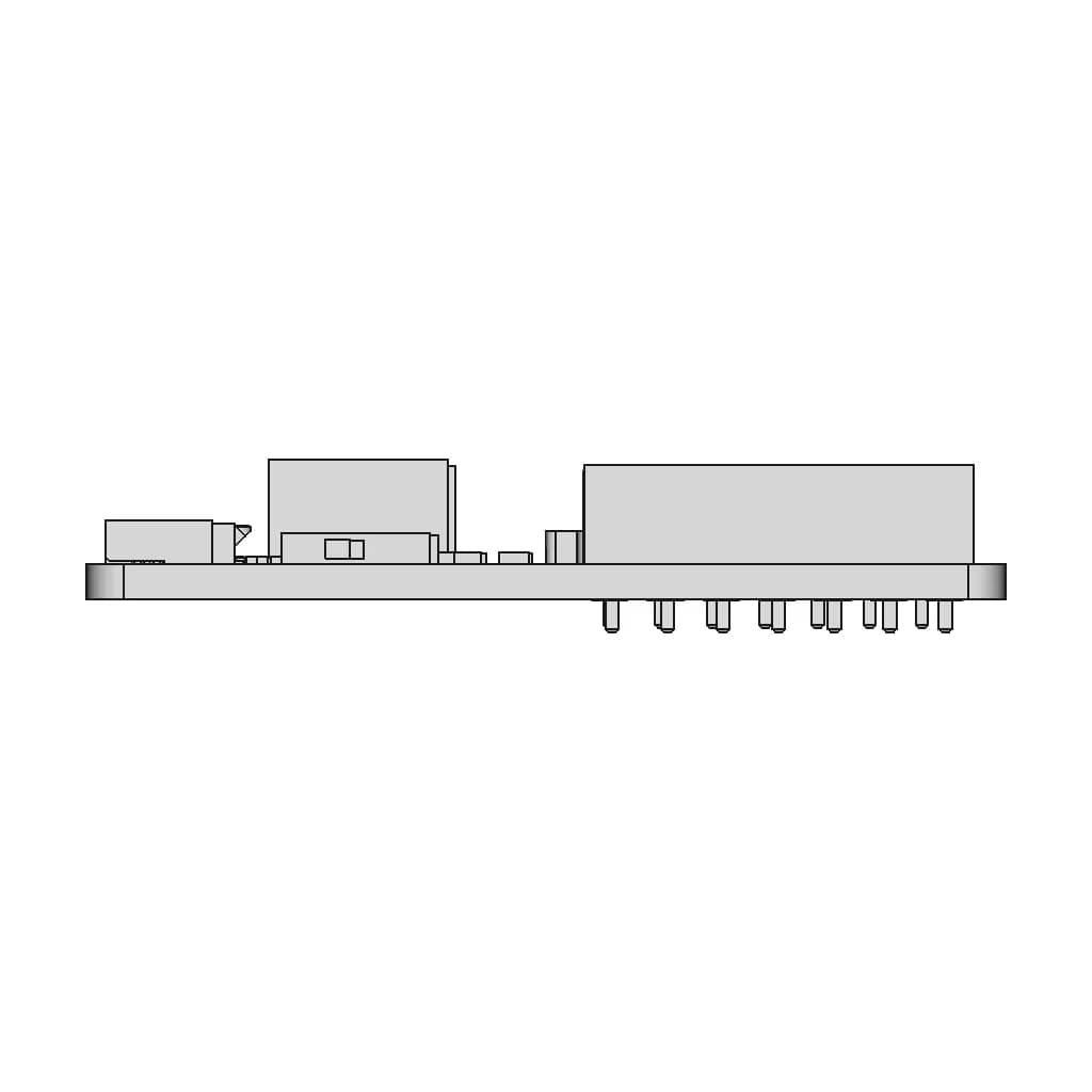 Epaper Driver Board For Seeed Studio Xiao 1 | CAD Model for Energy Systems_0_90_degree_snapshot