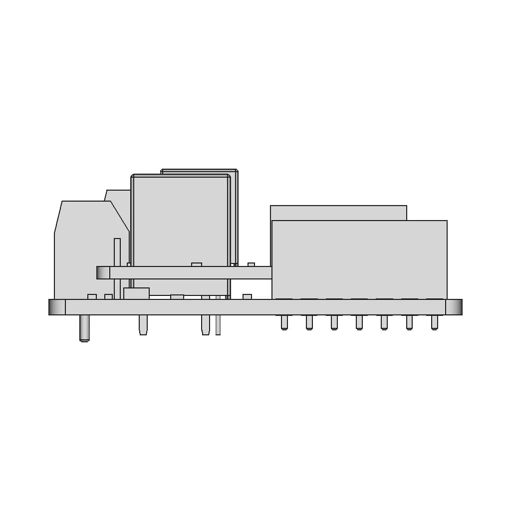 1 Channel Relay For Seeed Studio Xiao 1 | CAD Model for Energy Systems_0_90_degree_snapshot