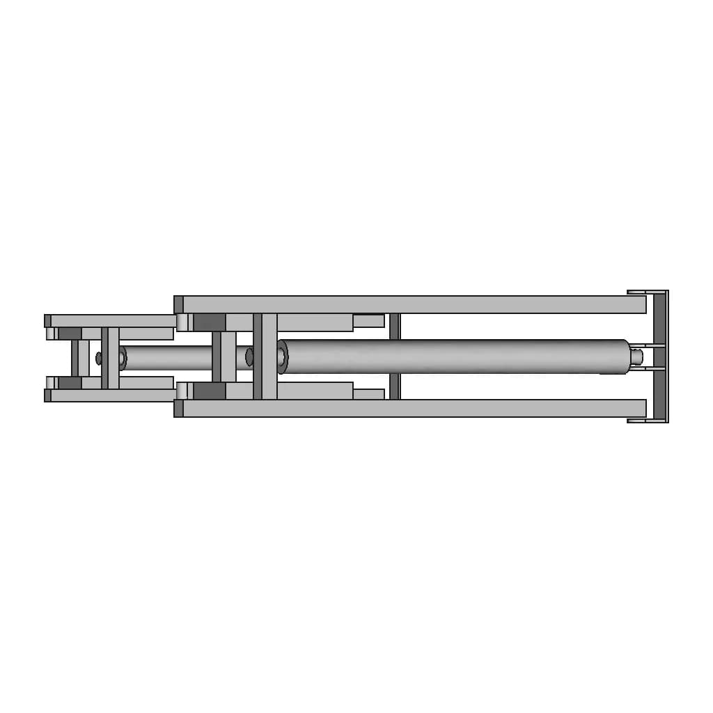 Low Profile Solar Tracker 1 | CAD Model for Energy Systems_0_0_degree_snapshot