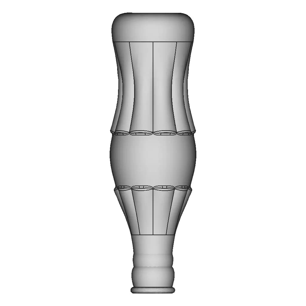 Coke Bottle 50 | Industrial CAD Design_270_0_degree_snapshot