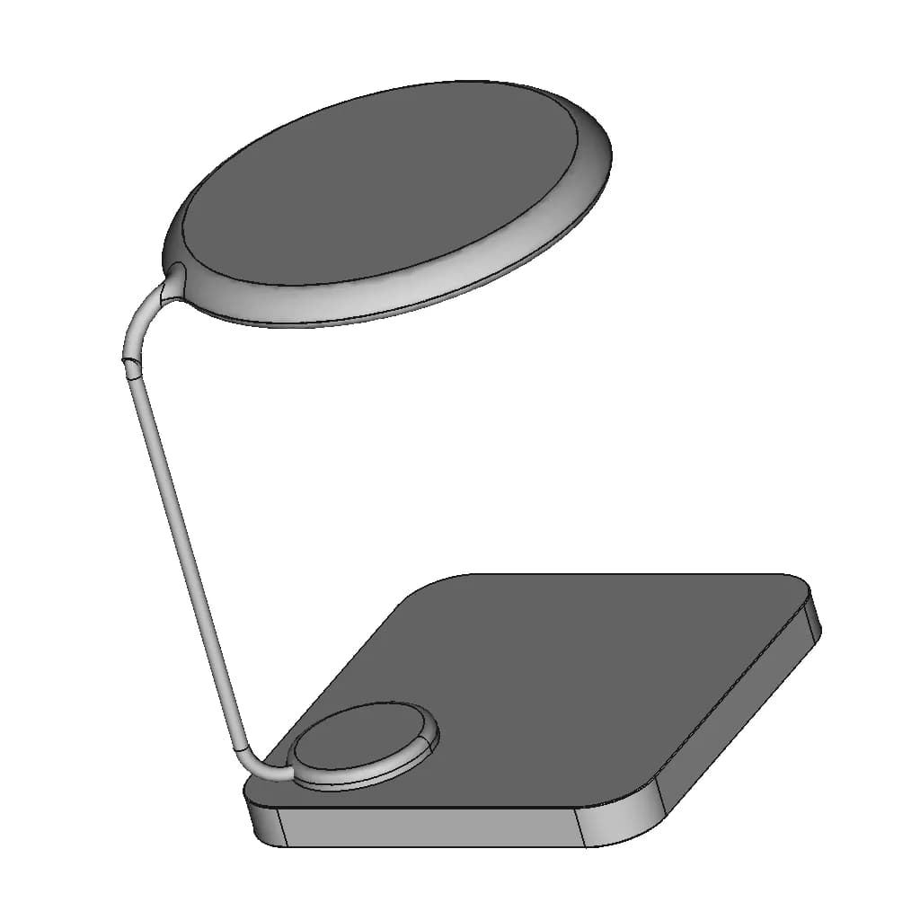 Desk Lamp 74 | Industrial CAD Design_60_30_degree_snapshot