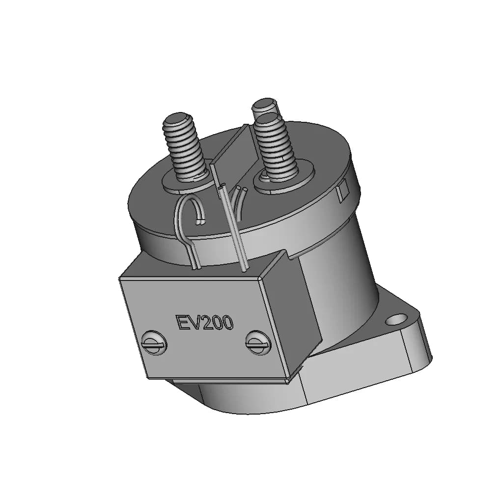 Te Kilovac Ev200 Contactor 1 | CAD Model for Energy Systems_60_30_degree_snapshot
