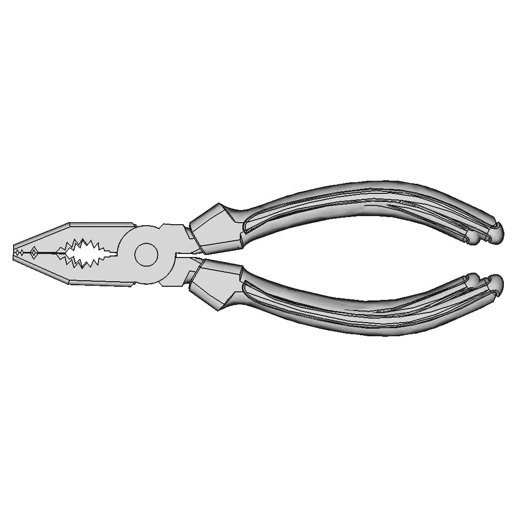 Basic Design Pliers 1 | Industrial CAD Design_90_0_degree_snapshot