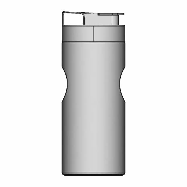 Water Bottle 417 | Industrial CAD Design