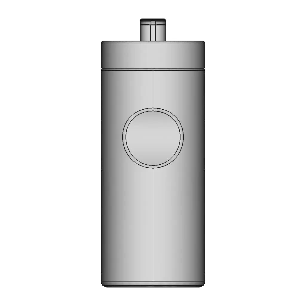 Water Bottle 417 | Industrial CAD Design_0_90_degree_snapshot