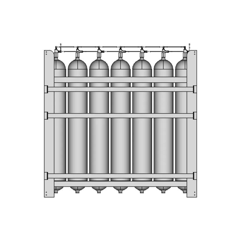 Natural Gas Storage High Pressure 1 | CAD Model for Energy Systems