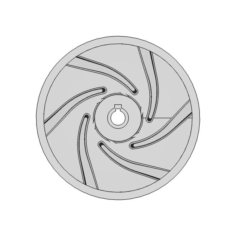 Impeller Of Acid Pump 1 | CAD Model for Energy Systems