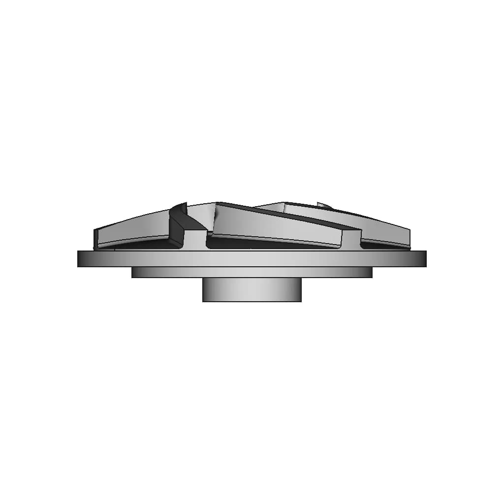Impeller Of Acid Pump 1 | CAD Model for Energy Systems_90_0_degree_snapshot