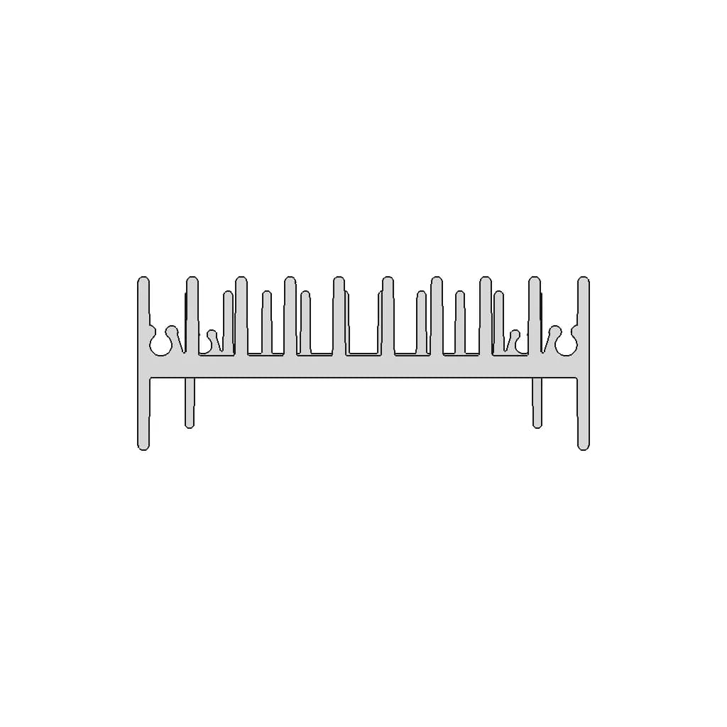 Heatsink Disipador Tda S Sip 41 2 X | CAD Model for Energy Systems_0_0_degree_snapshot