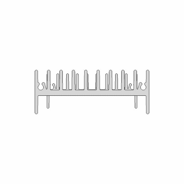 Heatsink Disipador Tda S Sip 41 2 X | CAD Model for Energy Systems