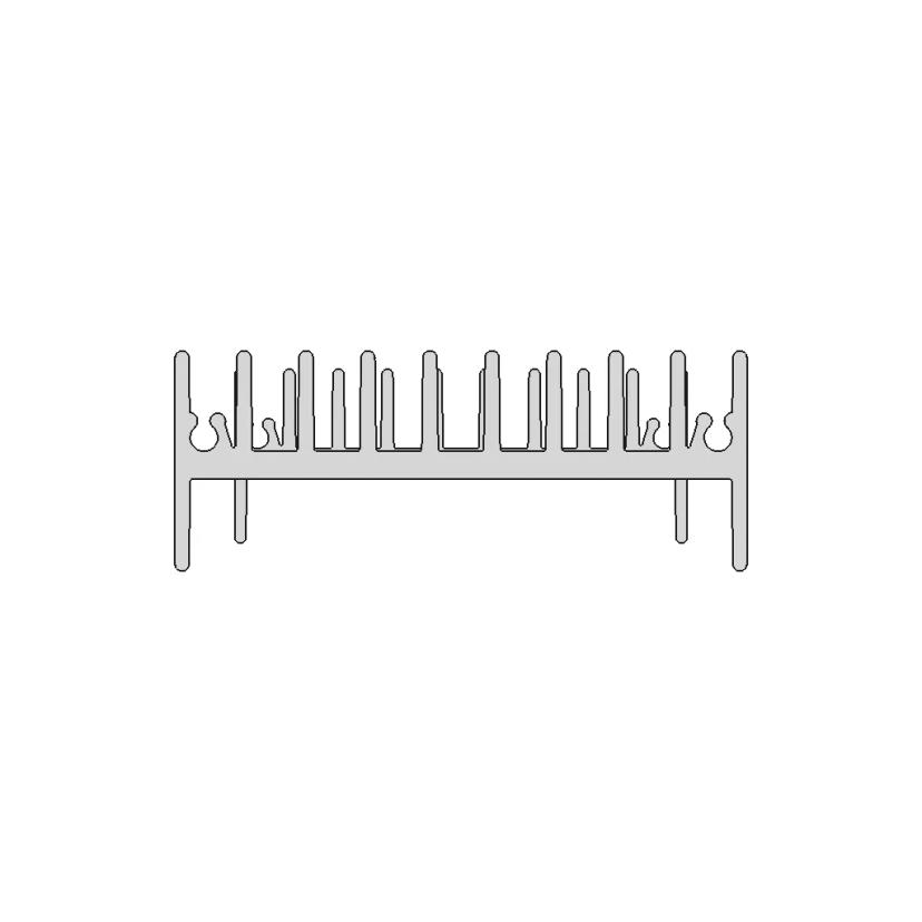 Heatsink Disipador Tda S Sip 41 2 X | CAD Model for Energy Systems