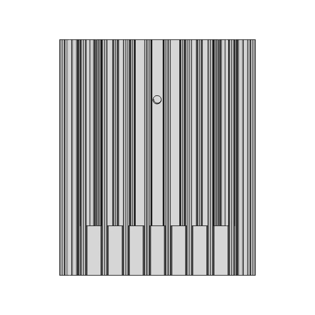 Heatsink Disipador Tda S Sip 41 2 X | CAD Model for Energy Systems_270_0_degree_snapshot