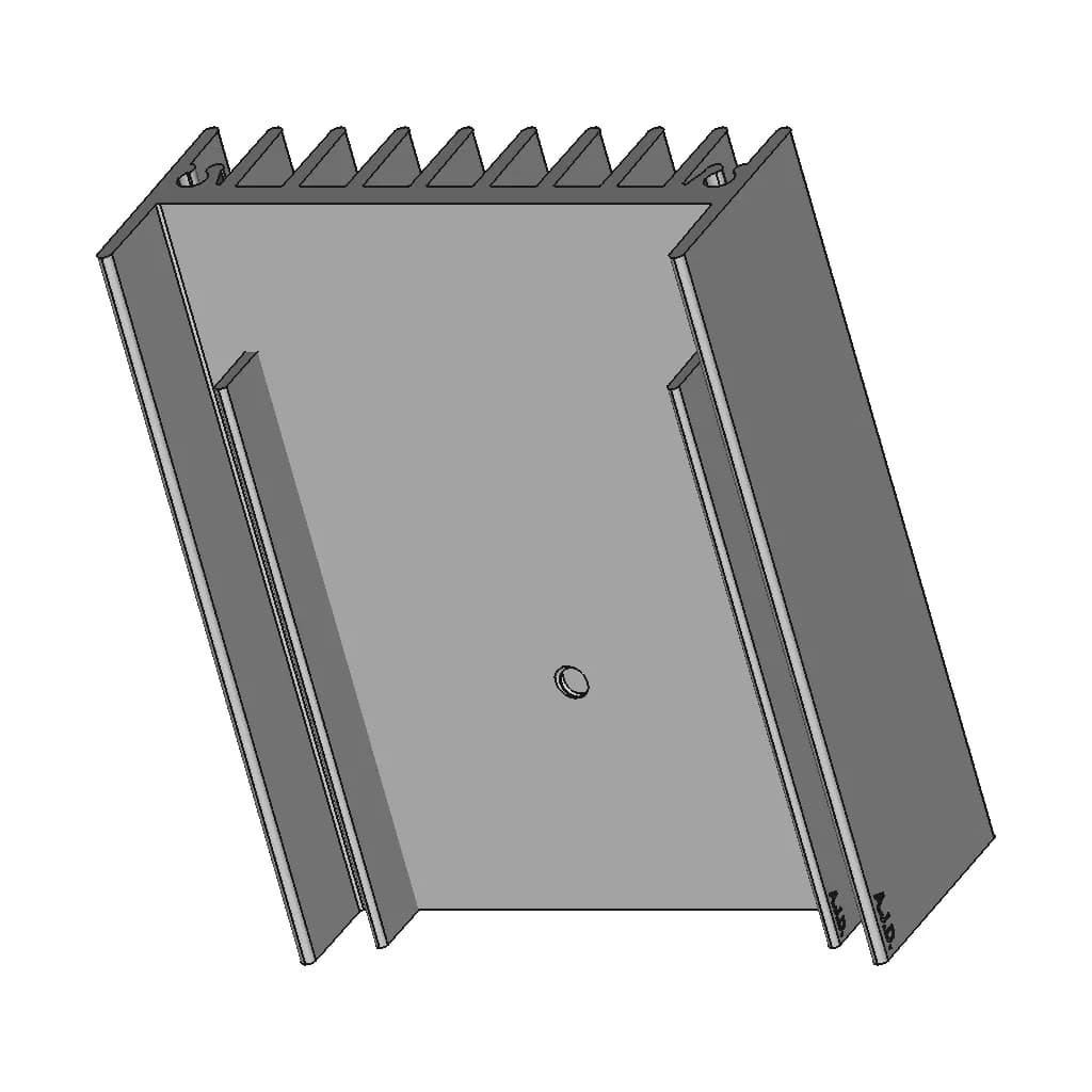 Heatsink Disipador Tda S Sip 41 2 X | CAD Model for Energy Systems_60_30_degree_snapshot