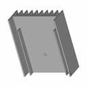 Heatsink Disipador Tda S Sip 41 2 X | CAD Model for Energy Systems_60_30_degree_snapshot