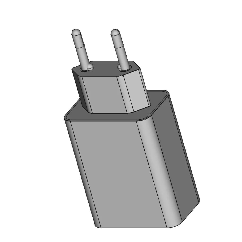 Google 30 W Usb C Power Adapter Eu | CAD Model for Energy Systems_60_30_degree_snapshot