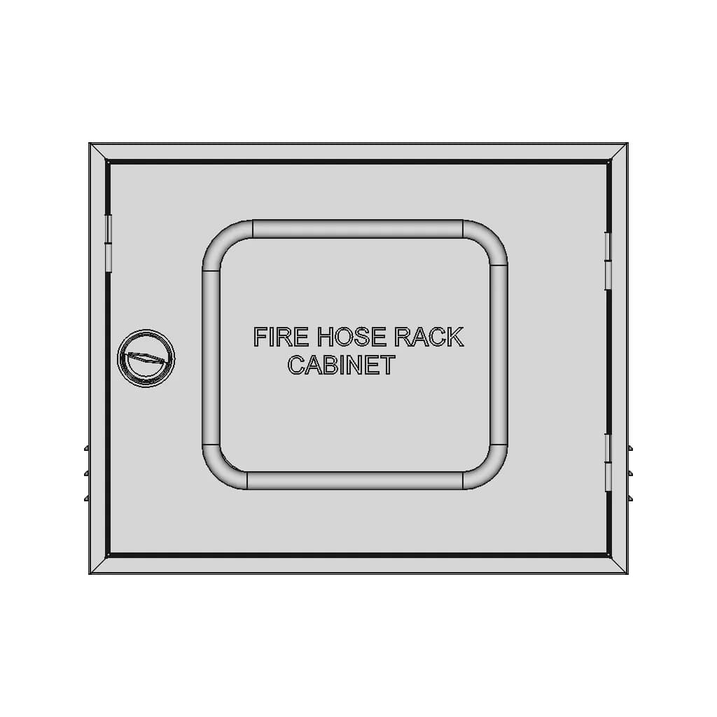 Fire Hose Cabinet Wall Mounted Emergency Unit 1 | Industrial CAD Design_0_0_degree_snapshot