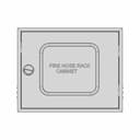 Fire Hose Cabinet Wall Mounted Emergency Unit 1 | Industrial CAD Design_0_0_degree_snapshot