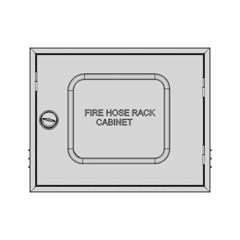 Fire Hose Cabinet Wall Mounted Emergency Unit 1 | Industrial CAD Design