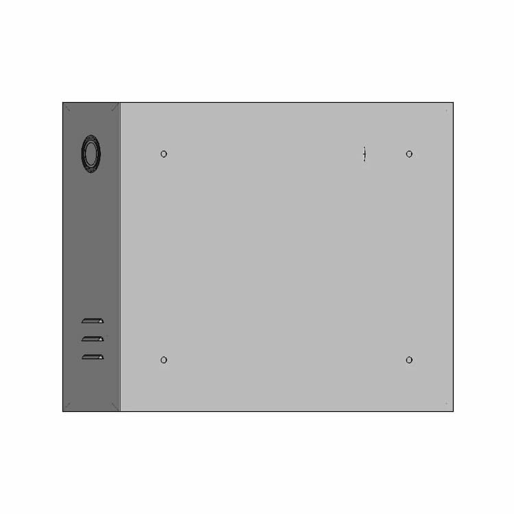 Fire Hose Cabinet Wall Mounted Emergency Unit 1 | Industrial CAD Design