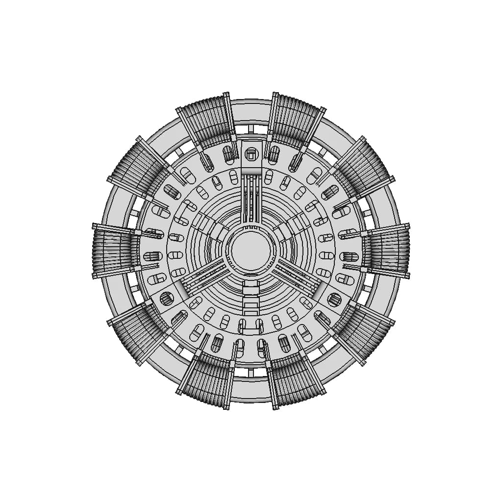 Arc Reactor 1 | CAD Model for Energy Systems_270_0_degree_snapshot