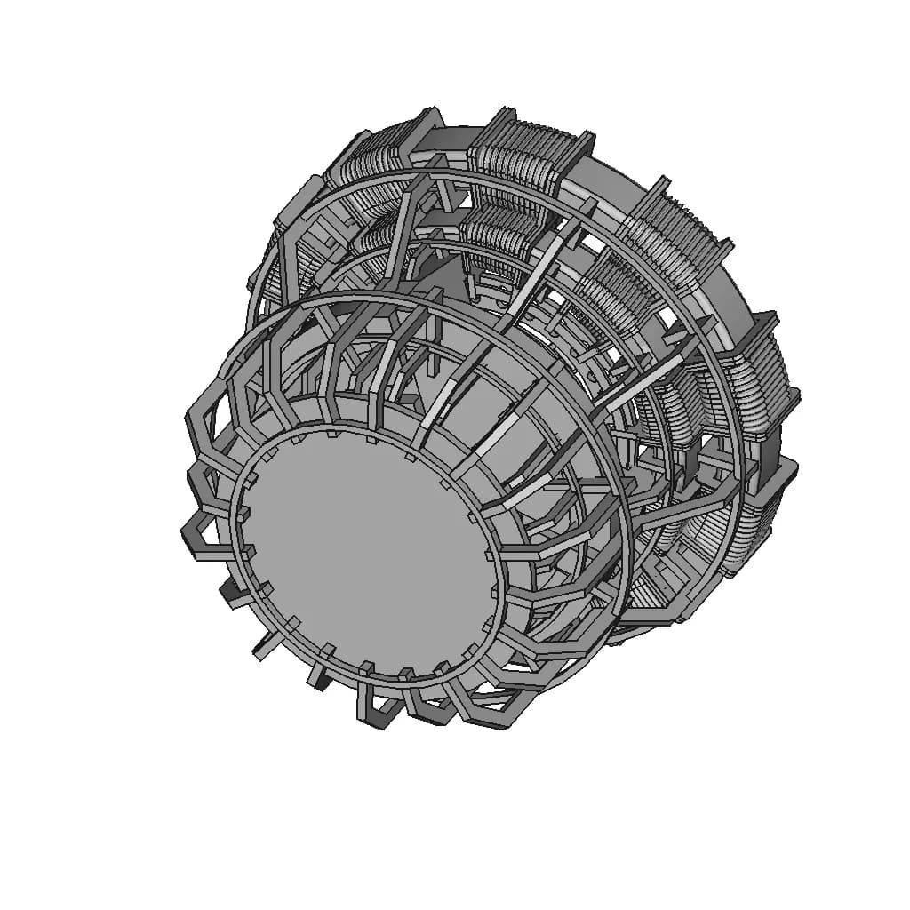 Arc Reactor 1 | CAD Model for Energy Systems_60_30_degree_snapshot