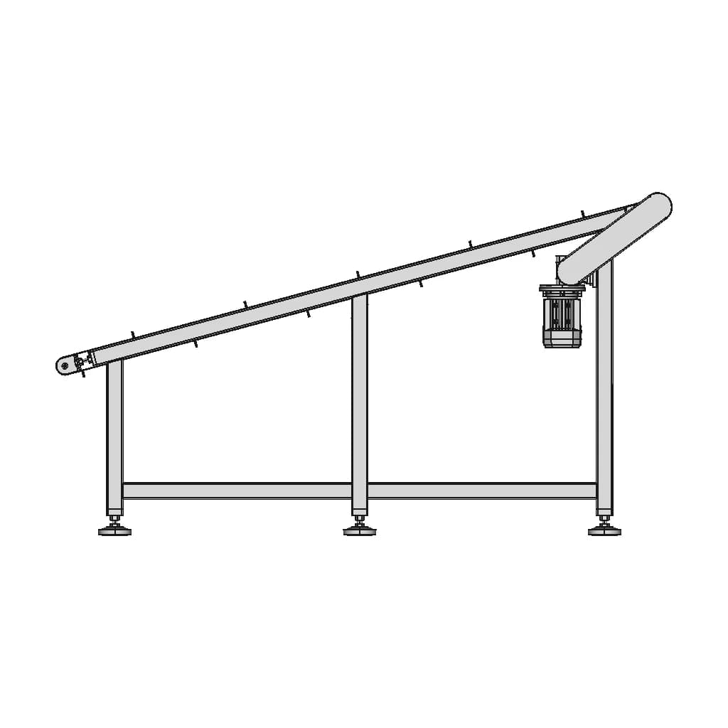Inclined Belt Conveyor 7 | Industrial CAD Design_0_0_degree_snapshot