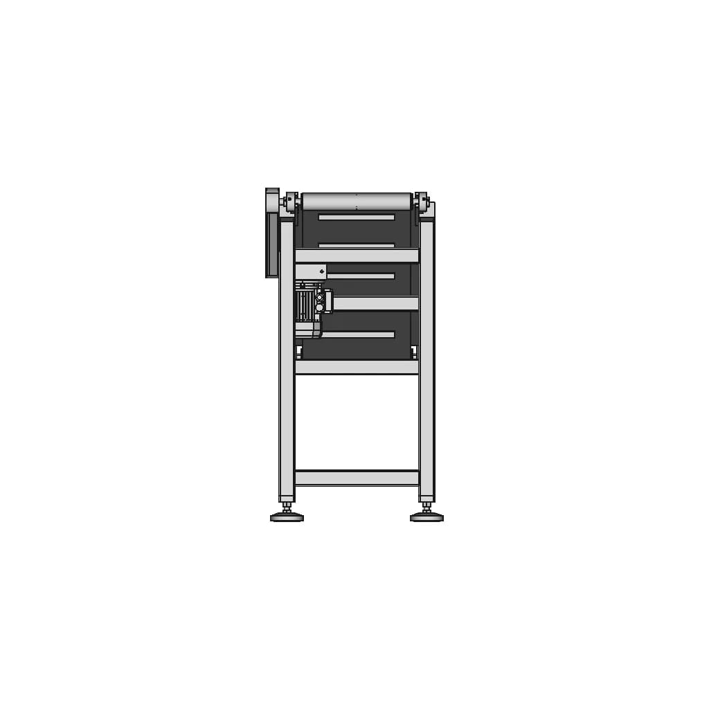 Inclined Belt Conveyor 7 | Industrial CAD Design_0_90_degree_snapshot