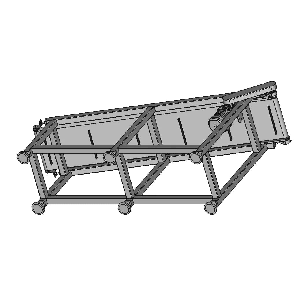 Inclined Belt Conveyor 7 | Industrial CAD Design_60_30_degree_snapshot