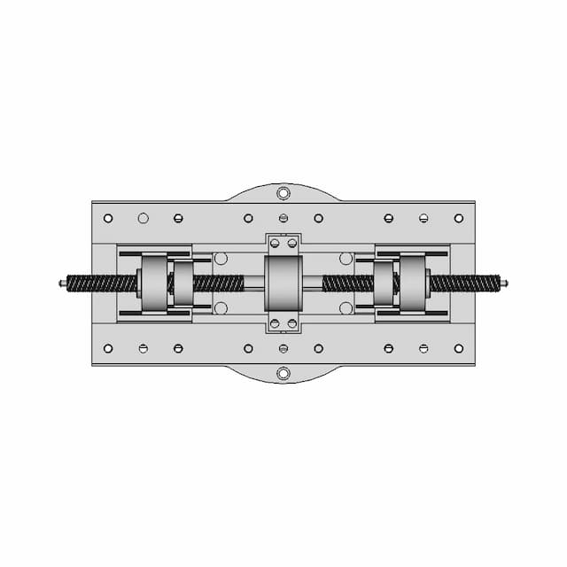Es Merkezli Cift Acilir Mengene 1 | Industrial CAD Design