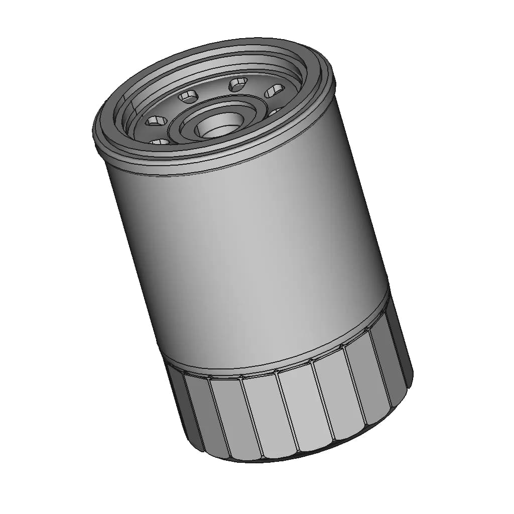 Ph8A Oil Filter 1 | Industrial CAD Design_60_30_degree_snapshot