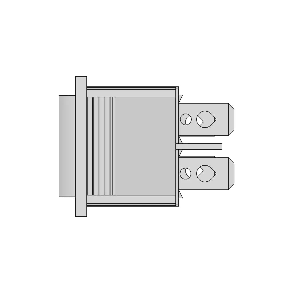 Rocker Switch C1570Almbb730W Panel Mount 1 | Industrial CAD Design_0_90_degree_snapshot