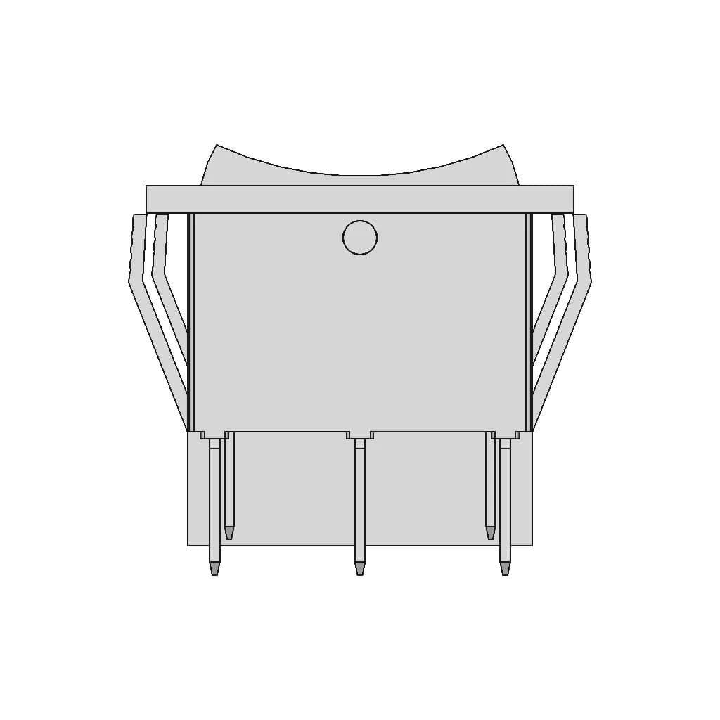 Rocker Switch C1570Almbb730W Panel Mount 1 | Industrial CAD Design_90_0_degree_snapshot