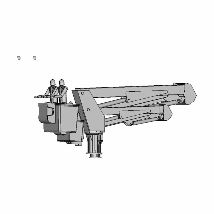 Aerial Platform Bucket Truck 3D Model 1 | Industrial CAD Design