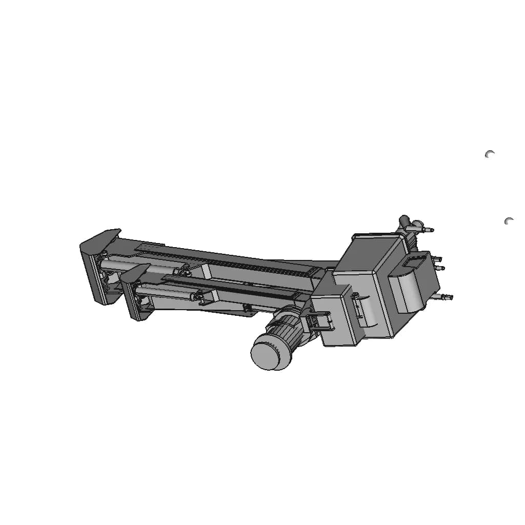 Aerial Platform Bucket Truck 3D Model 1 | Industrial CAD Design_60_30_degree_snapshot