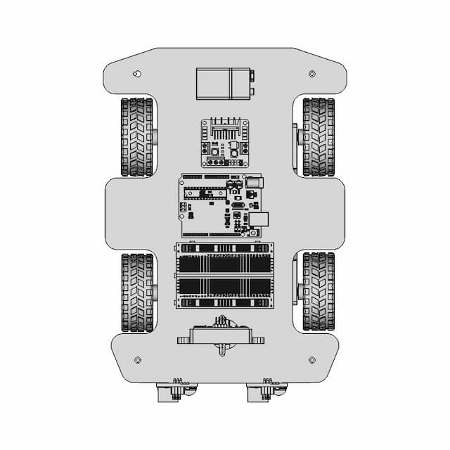Line Follower Robot 27 | Industrial CAD Design