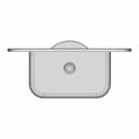 Puz 50 Recessed Wheel 1 | Industrial CAD Design_270_0_degree_snapshot