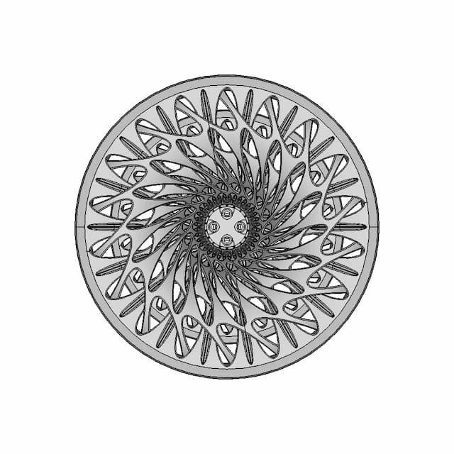 Wheel Rim 203 | Industrial CAD Design