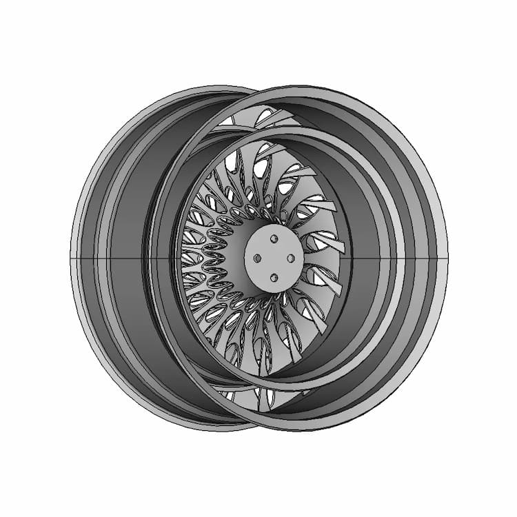 Wheel Rim 203 | Industrial CAD Design