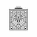 Cee Flanged Socket Sloping 32A 3P 6H Ip44 | Industrial CAD Design_0_0_degree_snapshot